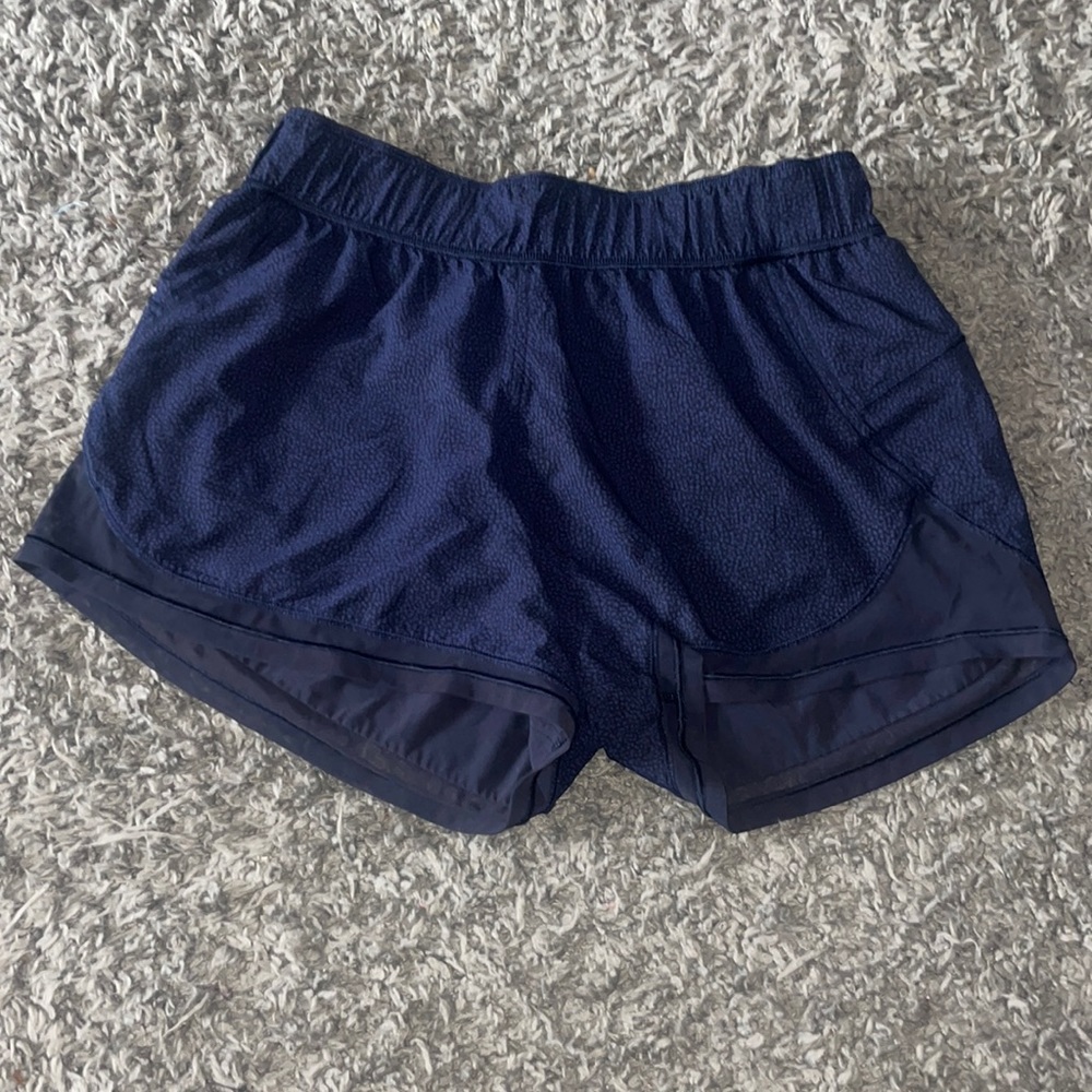Navy Reversible Lululemon Shorts